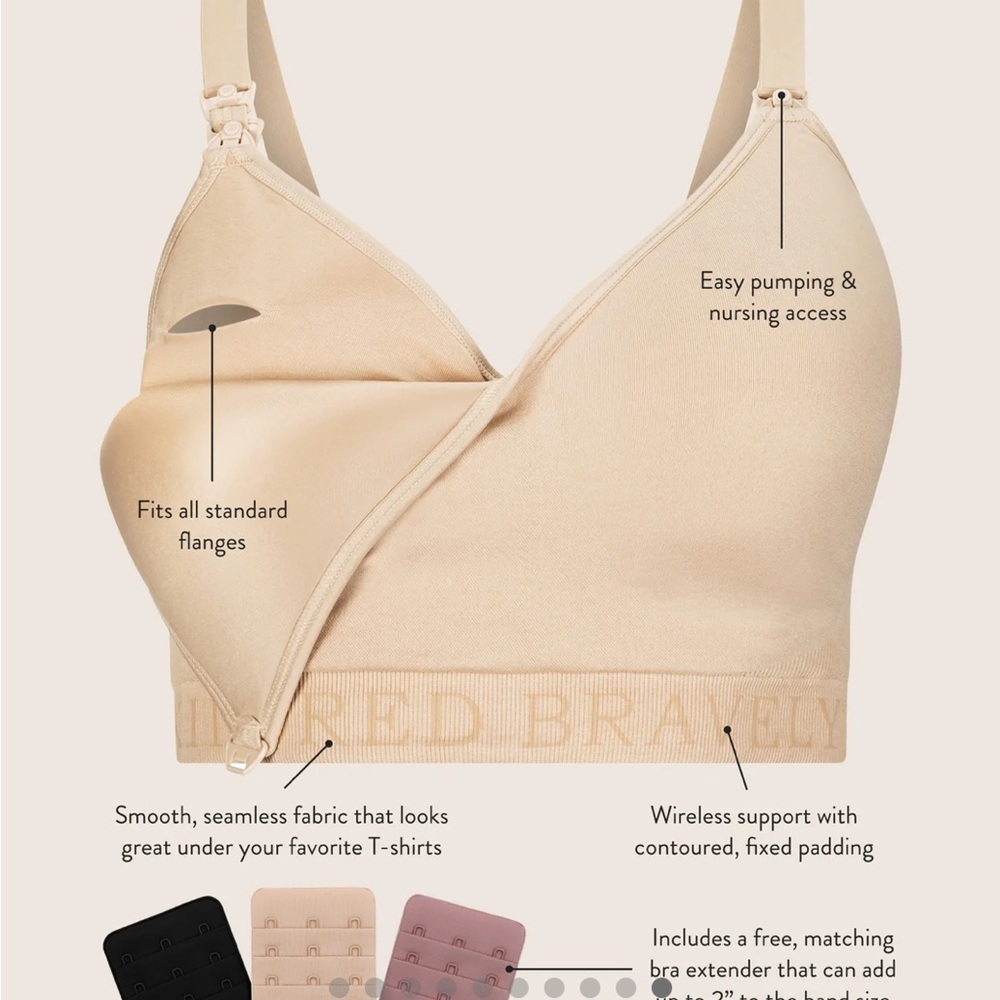 Kindred Bravely Nursing Bra in Cream
